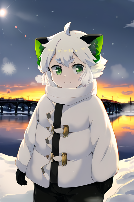 07938-1877108389-((((absurdres)))), ((((masterpiece)))),((best quality)),(((1boy))), white hair, green eyes, short hair, cat ears, ahoge, standin.png